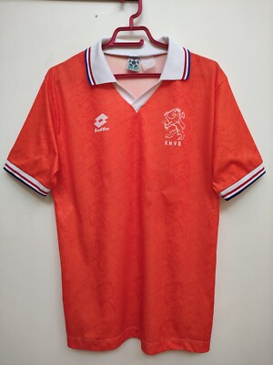 オランダ代表 1994（H）半袖ユニフォーム アメリカW杯 lotto製 サッカー オランダ代表 ユニフォーム 1994 - メルカリ