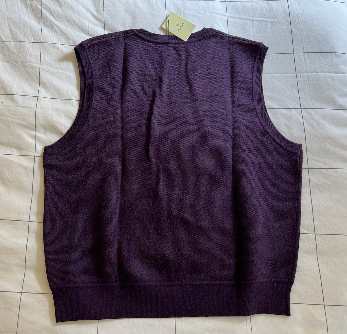 Aime Leon Dore ALD / Drake's Greyhound Sweater Vest Purple Aime Leon Dore ALD / Drake's Greyhound Sweater Vest Purple