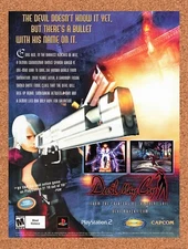 2000 Devil May Cry PS2 Original Advertisement / Retro Wall Art v3