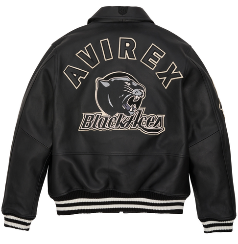 Men’s Avirex USA American Bomber Flight Multicolor Genuine Cow Leather Jacket - Picture 6 of 47