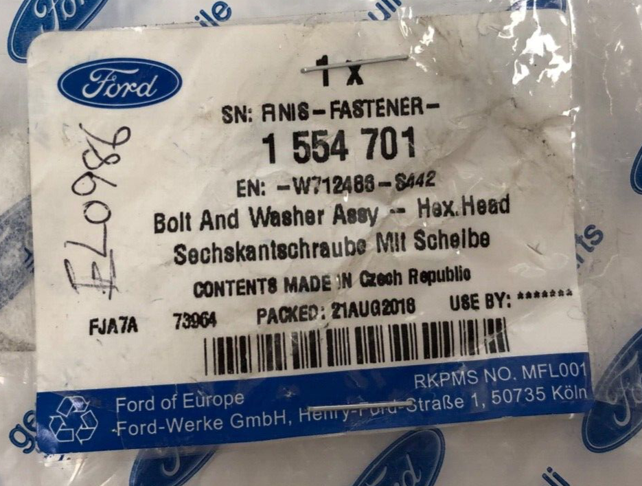Genuine Ford KA Mk1 Fiesta Mk7 Steering Gear Hex Head Bolt 