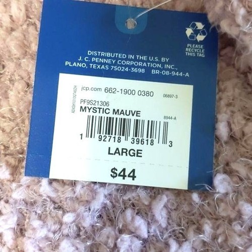 Arizona Pink Sweater Chunky cowl neck Women's size L (NWT) MSRP $44 - Picture 8 of 8
