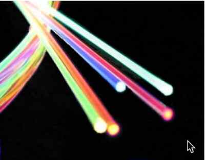 2'' 1mm GREEN FIBER OPTIC ROD