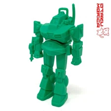 Dougram GT - Big Keshi Gomu Figure - Green 3in