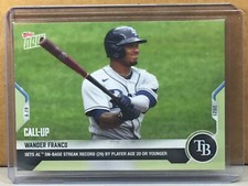 2021 TOPPS NOW #728 WANDER FRANCO TAMPA BAY RAYS Call-Up sets record PR 2359