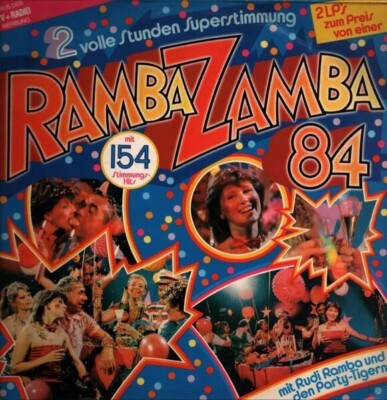 Rudi Ramba Und Die Party-Tiger Ramba Zamba 84 NEAR MINT CBS 2xVinyl LP