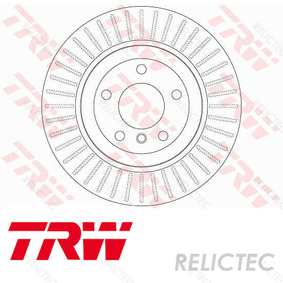 Rear Brake Disc BMW:E61,E60,5 6763345 6864053 34216763345  