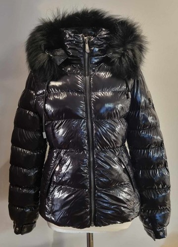 Philipp Plein Damen Bomber Jacke Steppjacke Winterjacke m Racoon Pelz Gr.40 NEU