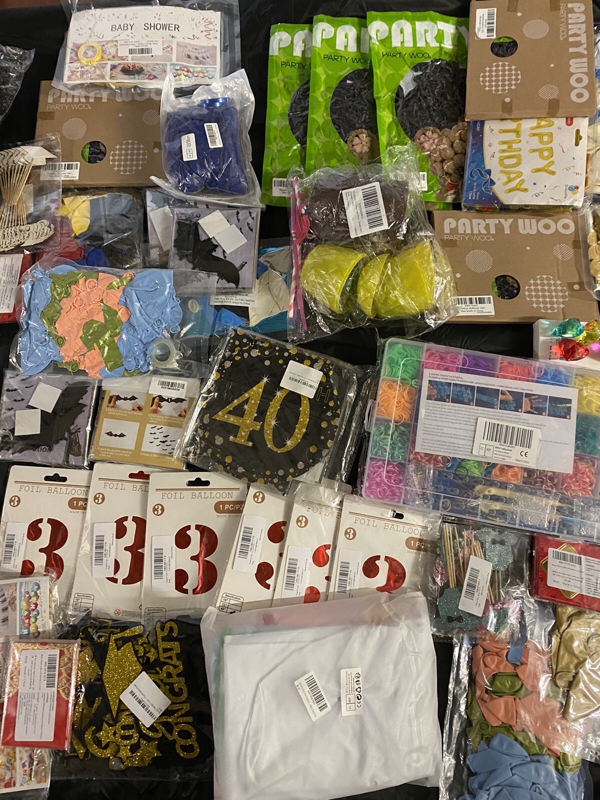 Party Supplies Wholesale Job Lot Bundle Bulk Sale Clearance Carboot