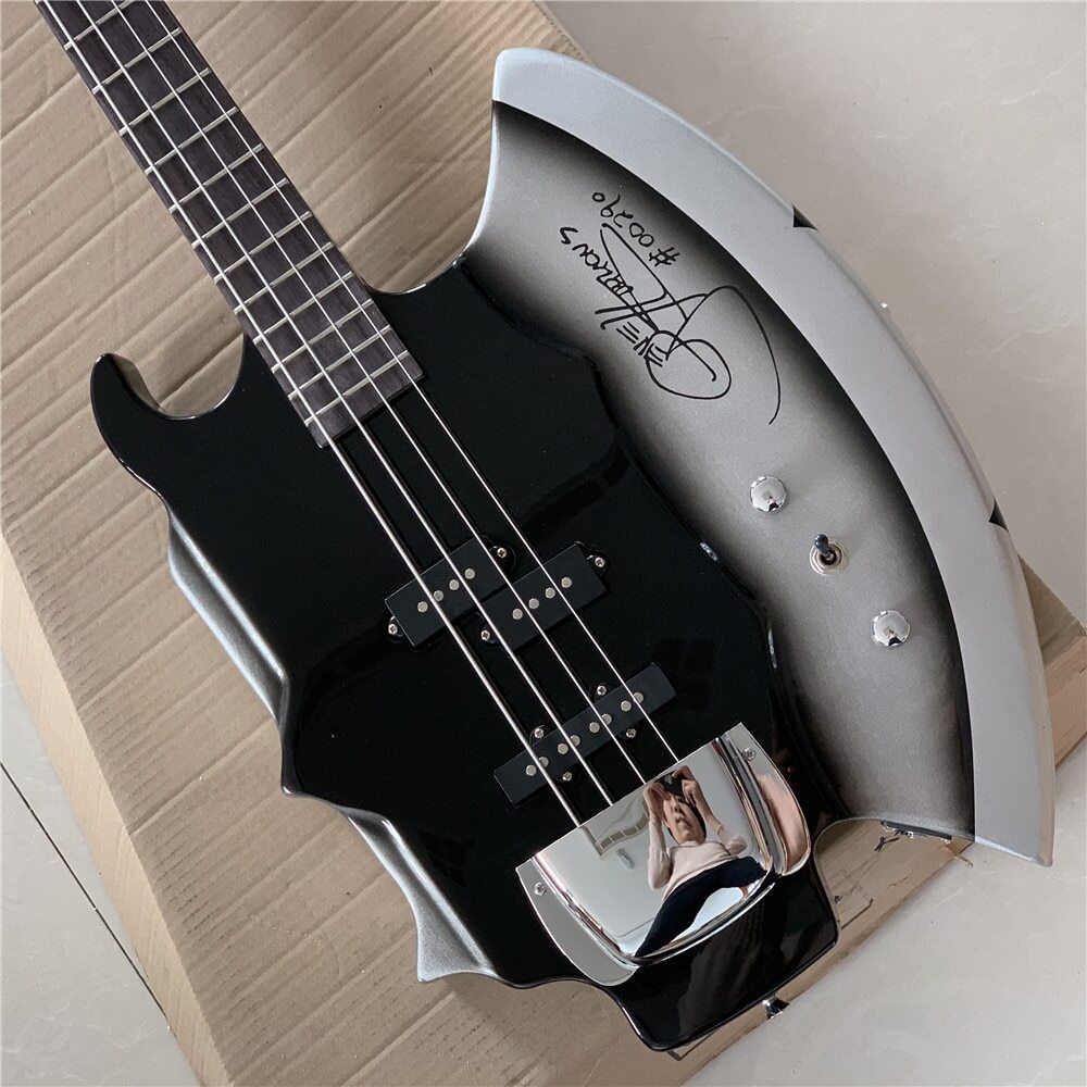 Axe Bass Gene Simmons Electric Bass Chrome Hardware | eBay