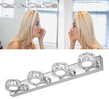 Bathroom Toilet Wall Lamp Modern LED Crystal Mirror Light Fixture Vanity lamp US