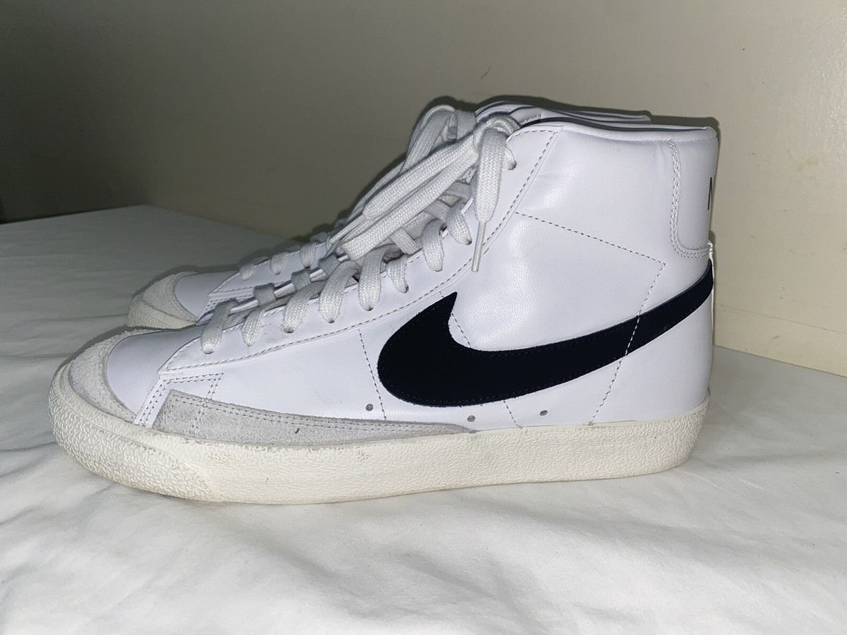 Nike Blazer Mid '77 Vintage White Black Leather Suede BQ6806