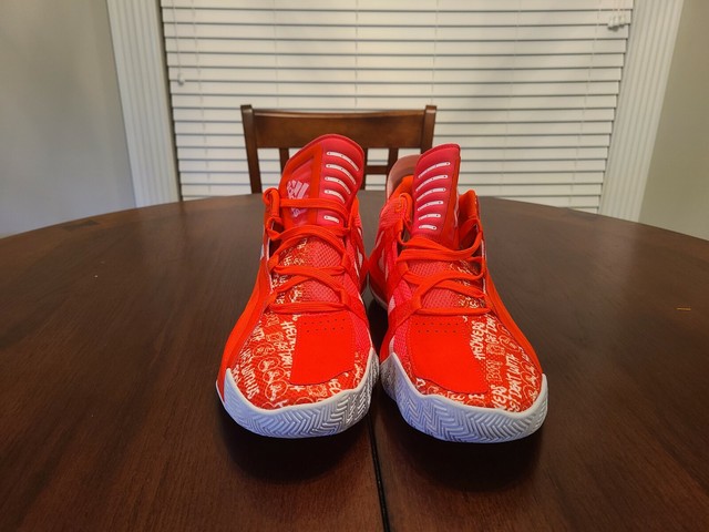 adidas dame 6 solar red
