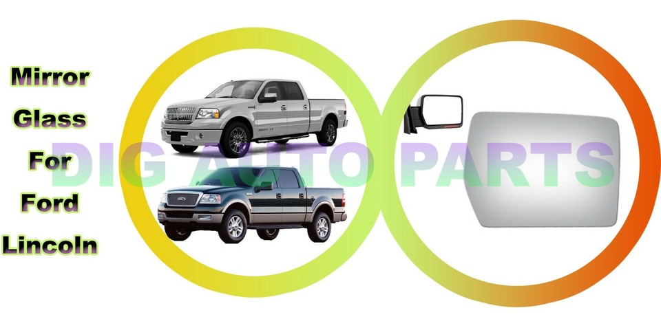 Upper Mirror Replacement Glass For Ford F-Series & E-Series Trucks Passenger Side Upper Mirror - Foto 10