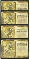 Dungeons & Dragons ENDURING FOCUS Promo 4 Fortune cards playset of 4 2011 WOTC
