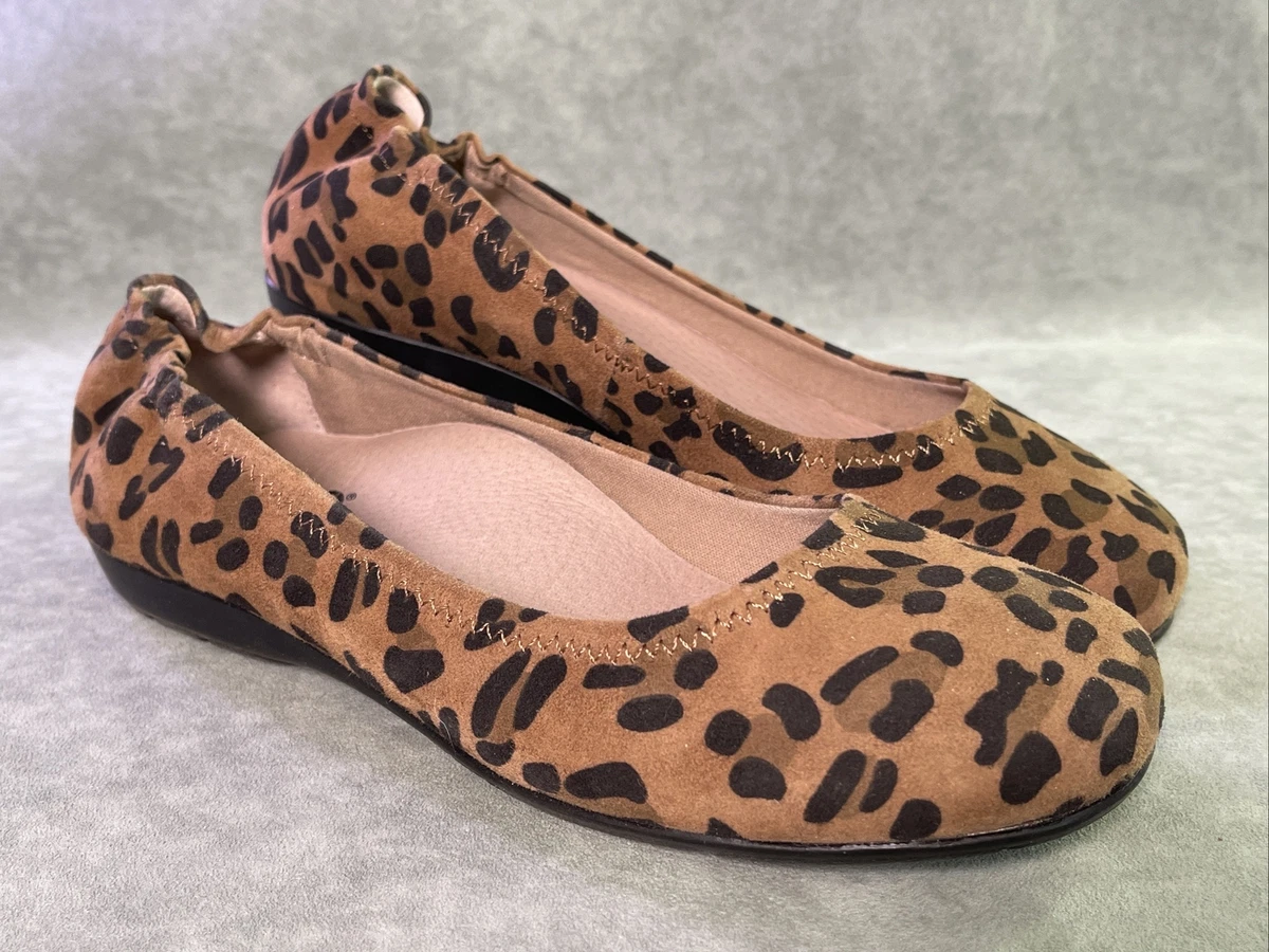 Leopard print shop orthotic shoes