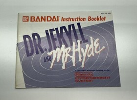 Dr. Jekyll and Mr. Hyde Nintendo NES Bandai Complete, CIB, USA