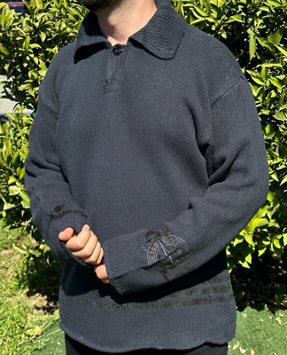 Archive HandKnit 1995 Stone Island Marina Collection Sweater Size XL 54 56