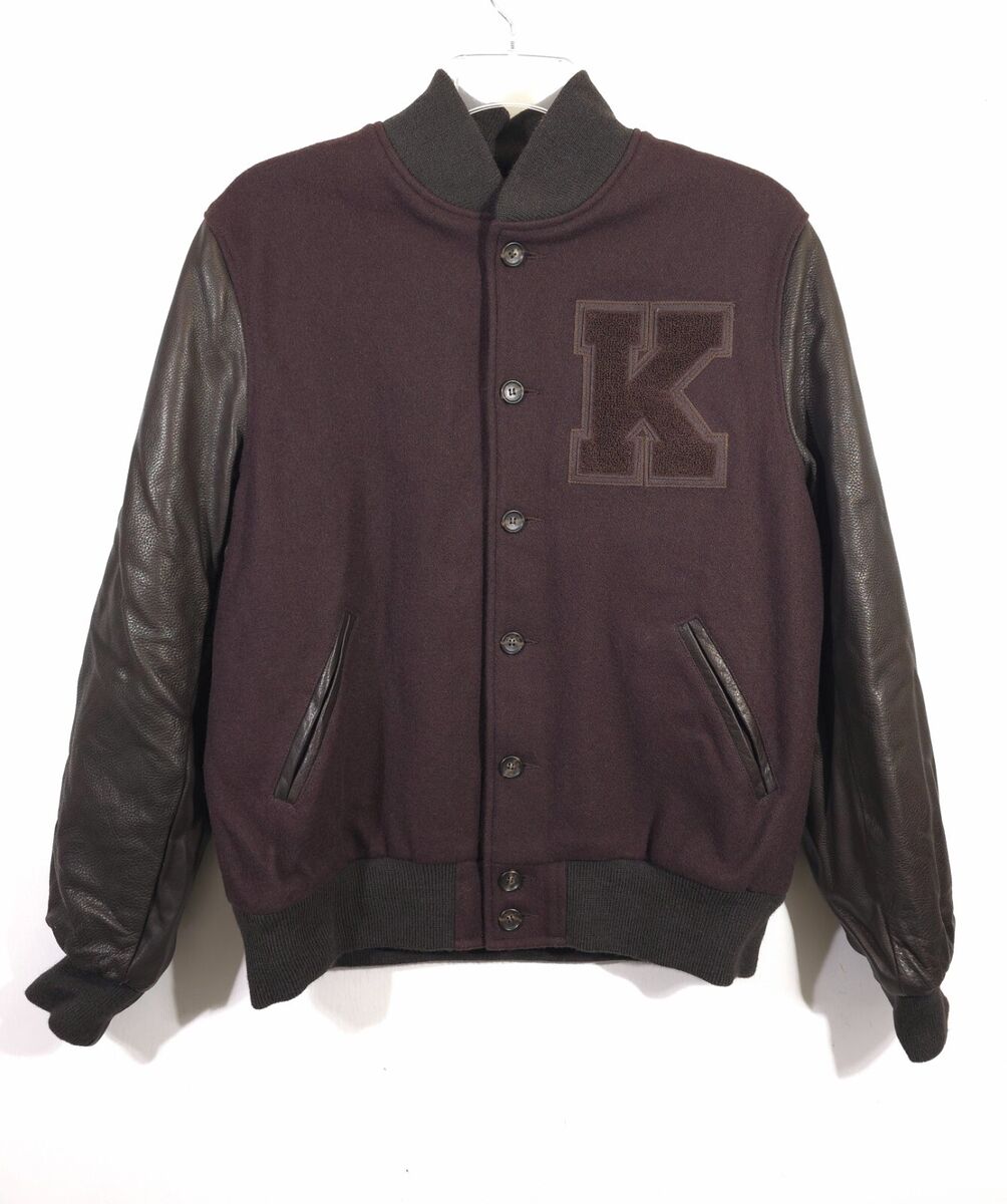 NWT Kith x Golden Bear 2014 Wool Leather Letterman Jacket