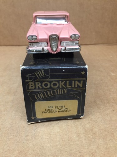 BROOKLIN MODELS METAL 1:43 1958 EDSEL CITATION 2-DOOR HARD TOP BRK.22 N MINT - Picture 3 of 7