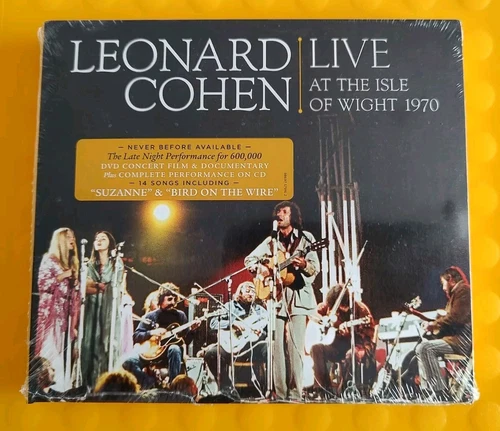 LEONARD COHEN LIVE AT THE ISLE OF WIGHT 1970 RARE DVD & CD NEW SEALED UK