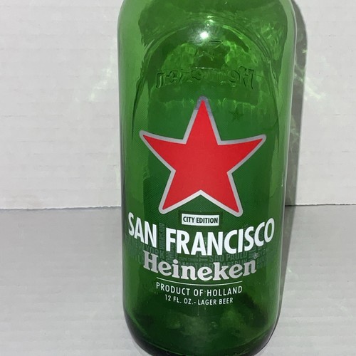 Collector Man, Cave Beer Bottle Heineken bottle Empty 9” San Francisco - Picture 2 of 3