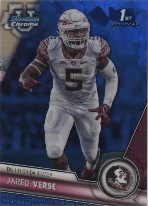 2023 Bowman University Chrome Sapphire Edition Jared Verse #60 - 1 of 2