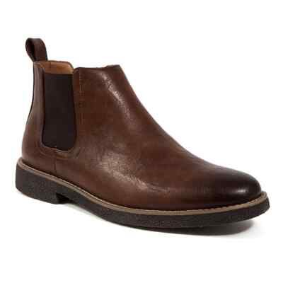 Deer Stags Men's Rockland Memo Chelsea Boots Color Brown Size 11.5