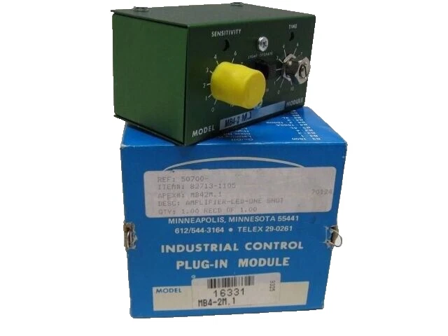 Banner Engineering MB4-2 M.1 Industrial Control Plug In Logic Module New In Box - Image 2 of 4