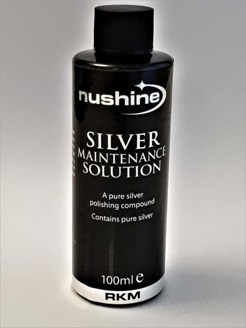 Nushine silver maintenance solution 100mls - MAINTAINS YOUR SILVER PLATING