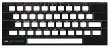 Timex TC 2048 Keyboard Cover / Overlay. Black. Keyboard overlay. NEW