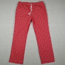 Vineyard Vines Santa Whale Snowflakes Christmas Red Pajama Pants Men's size XL