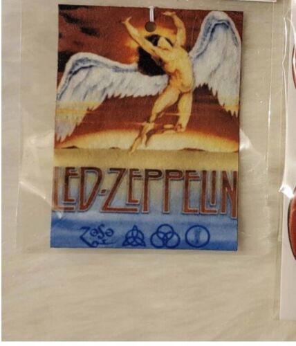 Led Zeppelin Car Coasters & Charm - Picture 1 of 2