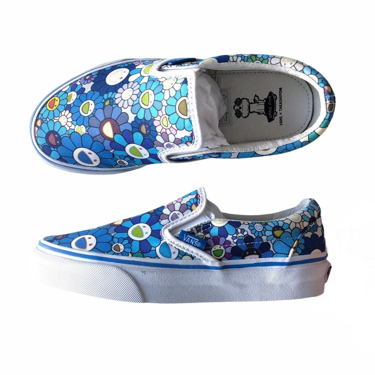 Takashi Murakami Designs Custom Louis Vuitton Vans Slip Ons