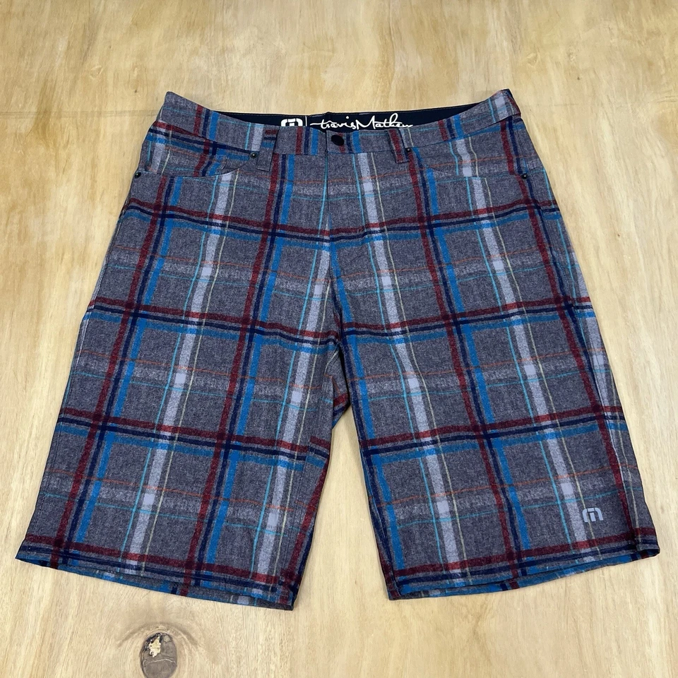 Travis Mathew Chino Golf Shorts Mens 34x10 Stretch Performance Unlined Bermuda - Image 2 of 4