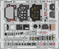 MW22 Eduard 32993 P-51D-15 Interior 1/32 1/32 Pe Set For Revell