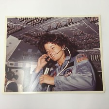 Vintage NASA Sally Ride 1st American Astronaut  official Photo Kodak 8x10 1983