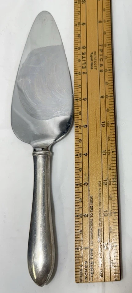 Cuchillo para pastel o pastel de plata esterlina S Kirk Wadefield servidor 10" Foto 4 de 4