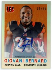 2013 Topps Chrome 1959 Mini Refractor Giovani Bernard RC Auto 13/15