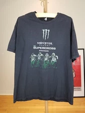 VINTAGE 2013 MONSTER ENERGY AMA SUPERCROSS WORLD CHAMPIONSHIP T-SHIRT SZ XLARGE