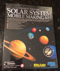 Details About 4m Glow In The Dark Solar System Mobile Making Kit New Free Shipping