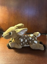 Miyoni By Aurora Baby Deer Fawn 9" Beanie Plush Stuffed Animal 2019 w/ Neck Tag