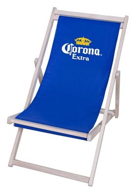 Corona Extra Liegestuhl Blau