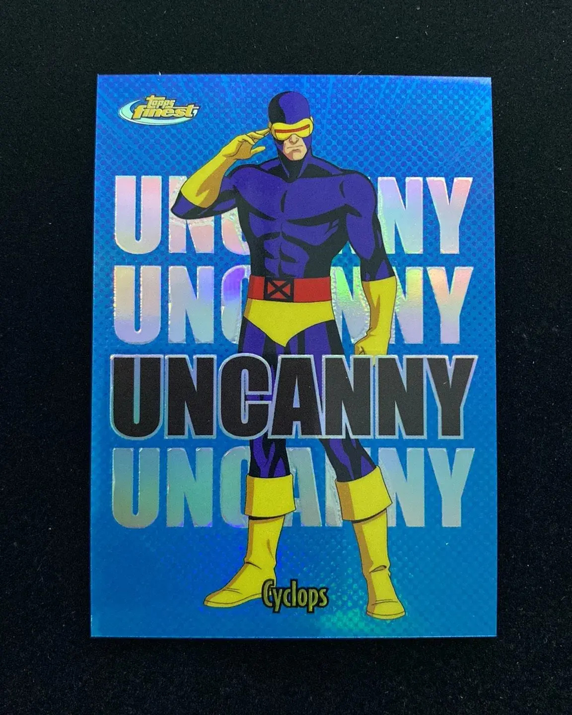 2025 Topps Finest X-Men 97 Cyclops Refractor Uncanny Short Print 1:6 #95 DR13