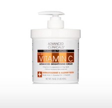 Advanced Clinicals Vitamin C Aufhellende Creme Anti Unvollkommenheiten 454g