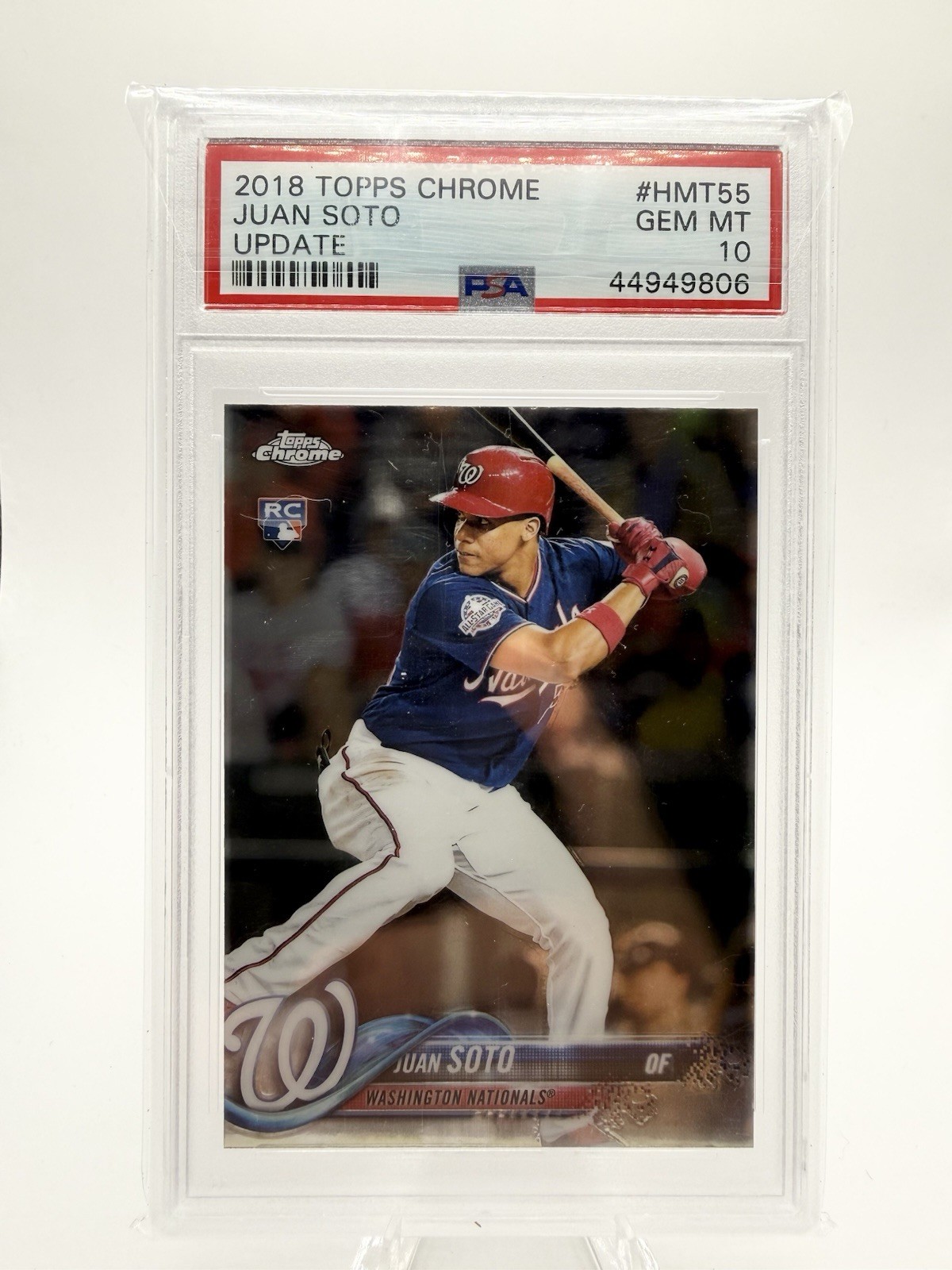 2018 Topps Chrome Update - Juan Soto #HMT55 (RC) PSA 10