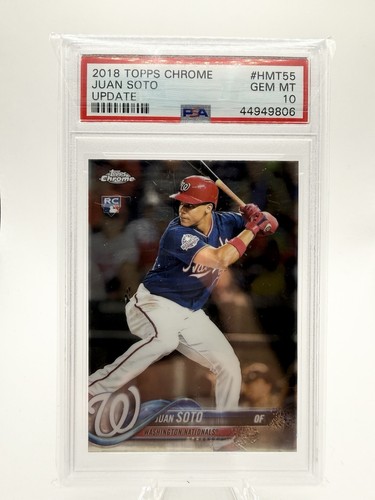2018 Topps Chrome Update - Juan Soto #HMT55 (RC) PSA 10