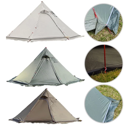 Camping Ready Octagonal Pyramid Tent with Excellent Ventilation Features
