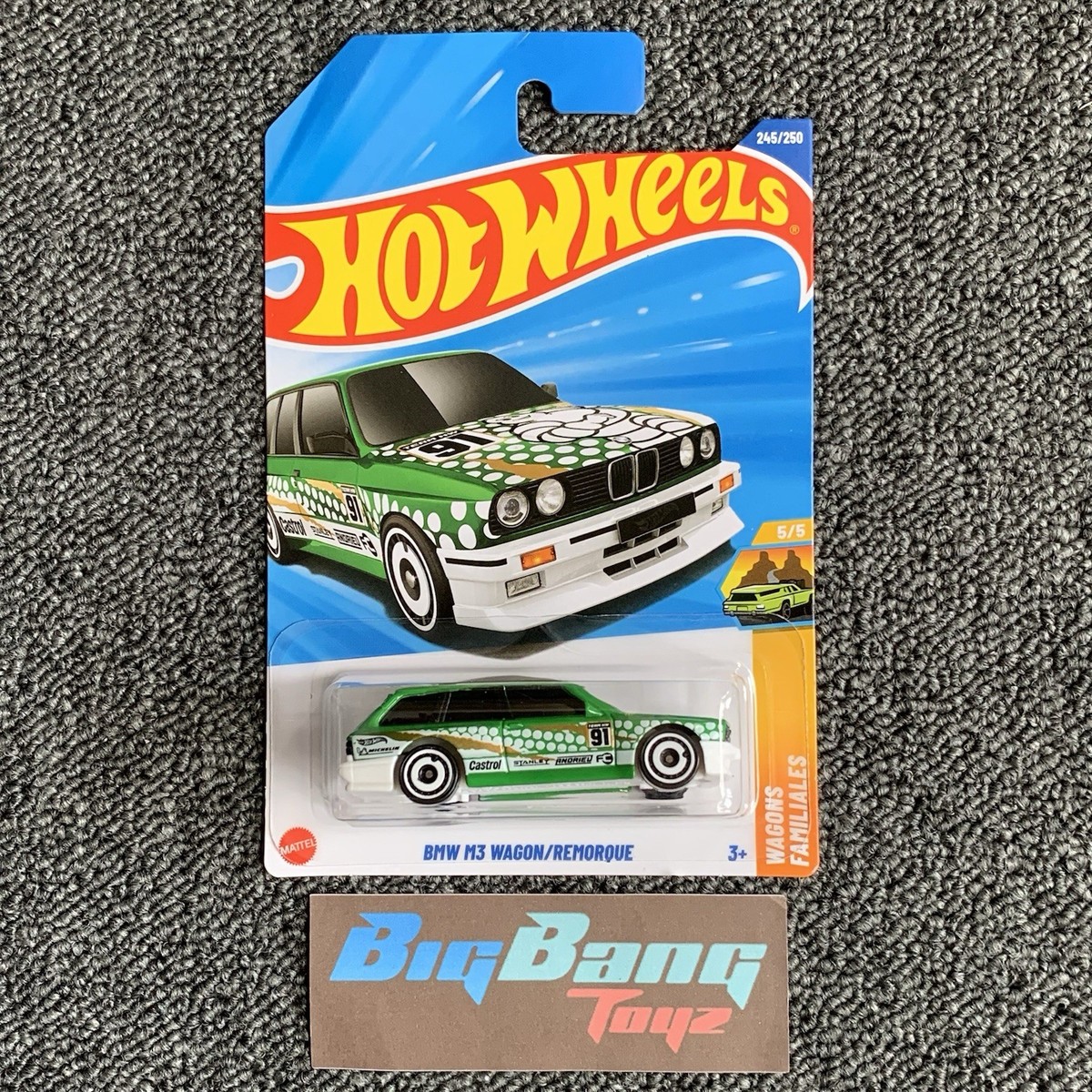 Hot Wheels BMW M3 Wagon Green #245 Mainline 2025 Case P (In-Stock