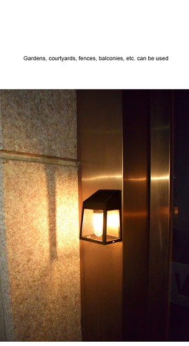 2X Lámparas de Pared LED Control de Luz Exterior Impermeable Jardín Caseta Patio Decoración - Imagen 6 de 10